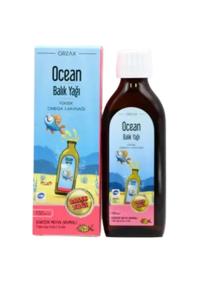ORZAX Ocean Omega 3 Karişik Meyveli Şurup 150ML ürün görseli 1