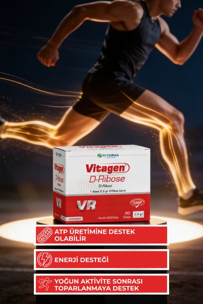 RCFARMA Vitagen D-Ribose 30 Saşe - Resim 4