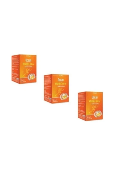 ORZAX Ocean Vitamin C 1000 mg 30 Tablet 3 Adet ürün görseli 1