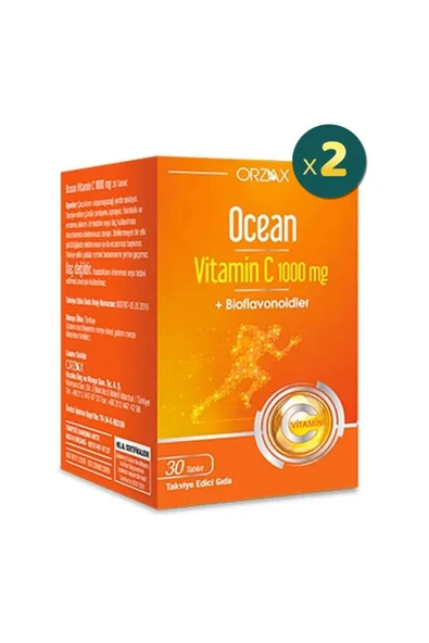 Ocean Vitamin C 30 Tablet 2 Adet ürün görseli 1