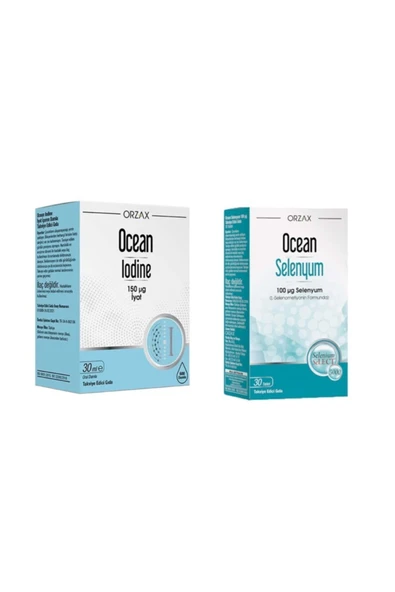 ORZAX Ocean Iodine 30 ml Ve Selenyum 30 Tablet ürün görseli 1