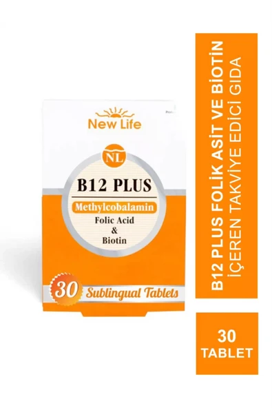 NEW LİFE B12 Plus Methylcobalamin 30 Tablet ürün görseli 1