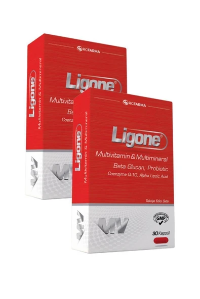 LİGONE Multivitamin 30 Kapsül 2 Adet ürün görseli 1