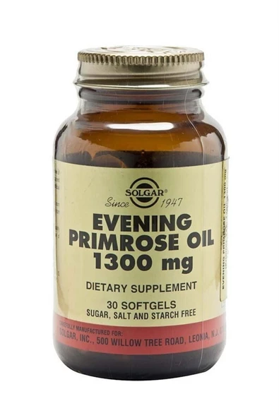 SOLGAR Evening Primrose 1300 mg 30 Kapsül - Resim 2