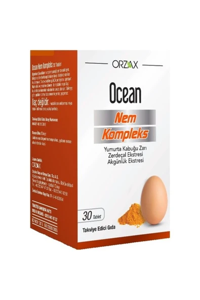ORZAX Ocean Nem Kompleks 30 Tablet ürün görseli 1