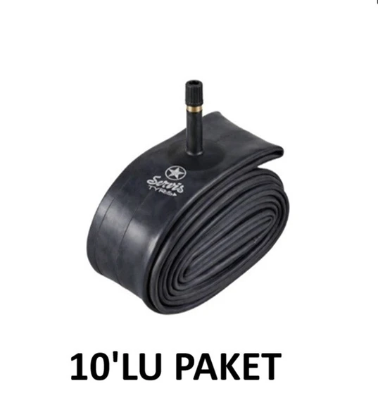 Servis 20X1.95/2.125 İÇ LASTİK A/V BUTLY Bisiklet İç Lastiği  (10 ADET) ürün görseli 1