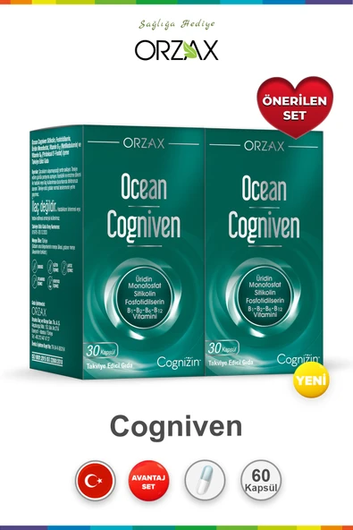 ORZAX Ocean Cogniven İçeren 30 Kapsül (2 adet) ürün görseli 1