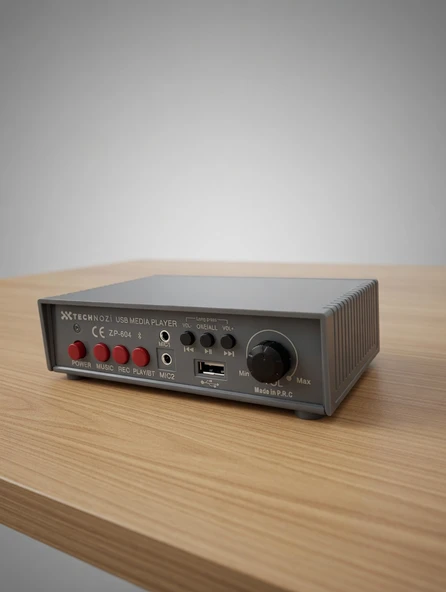 Technozi Pazarcı Anfisi Taşınabilir Ses Sistemi USB SD FM Bluetooth Destekli ürün görseli 1