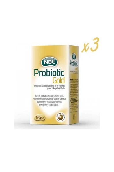 NBL Probiotic Gold 20 Şase 3 Adet ürün görseli 1
