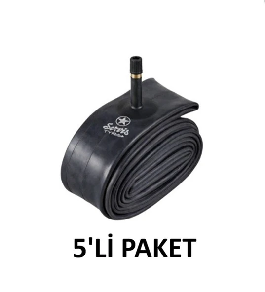 Servis 20X1.95/2.125 İÇ LASTİK A/V BUTLY Bisiklet İç Lastiği  (5 ADET) ürün görseli 1