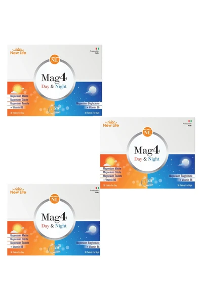 NEW LİFE Mag4 Day Night 30 + 30 Tablet X3 ürün görseli 1