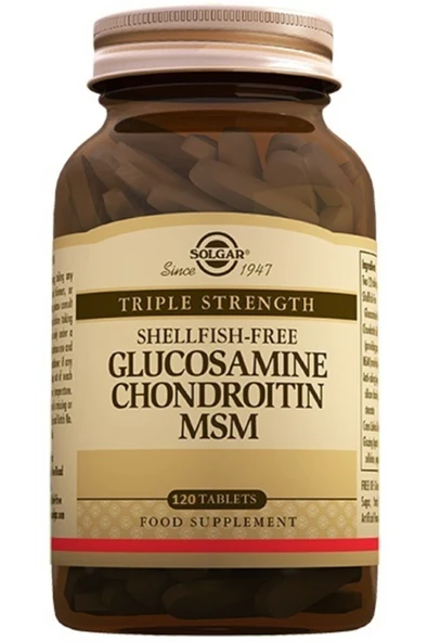 SOLGAR Glucosamine Chondroitin Msm 120 Tablet ürün görseli 1