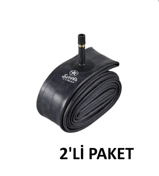 Servis 20X1.95/2.125 İÇ LASTİK A/V BUTLY Bisiklet İç Lastiği Takım (2 ADET) ürün görseli 1