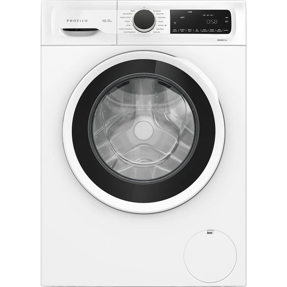 Profilo CGA242X3TR 9 kg Yıkama Kapasiteli A Enerji Sınıfı 1200 Devir Çamaşır Makinesi Beyaz ürün görseli 1