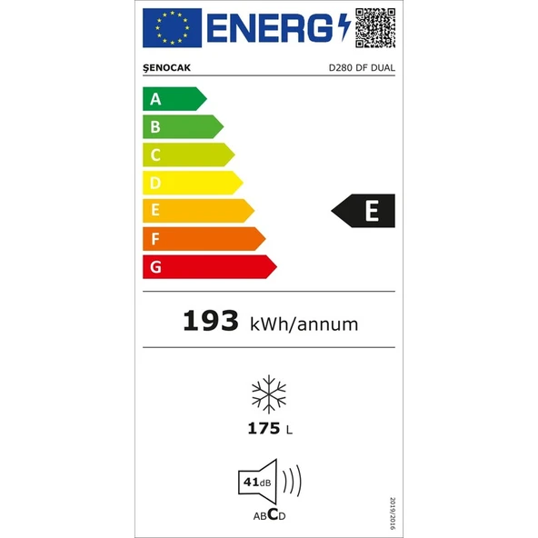 Şenocak D280 DF Dual Derin Dondurucu - Resim 3