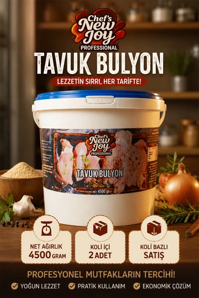 Tavuk Bulyon 4500 G X 2 Adet - 1 Koli (Koli Bazlı Avantaj Paketi) ürün görseli 1