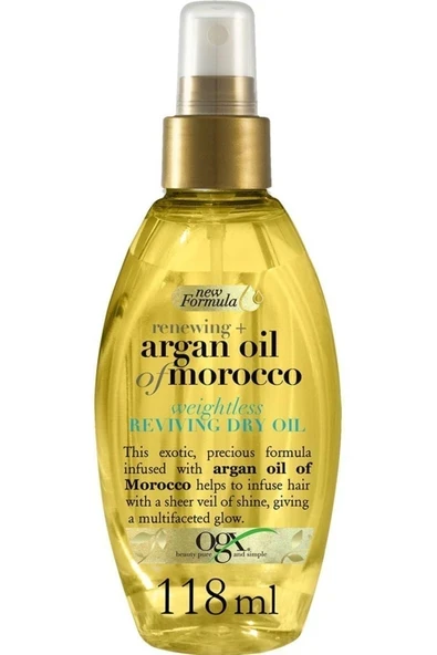 Ogx Argan Oil Morocco Weightless Healing Sprey 118 ml Saç Bakım Yağı ürün görseli 1