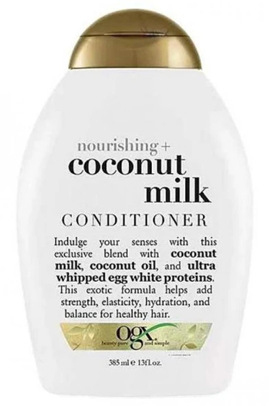 OGX Besleyici Coconut Milk Sülfatsız Saç Bakım Kremi 385 ml ürün görseli 1
