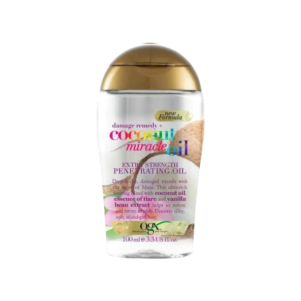 Ogx Coconut Miracle Oil 100 ml Saç Bakım Yağı ürün görseli 1