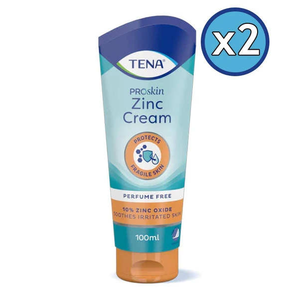 Tena ProSkin Çinko Krem 100 ml 2 Adet ürün görseli 1