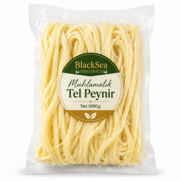 BlackSea Organics Muhlamalık Kuymaklık Uzayan Tel Peynir 1 KG ürün görseli 1