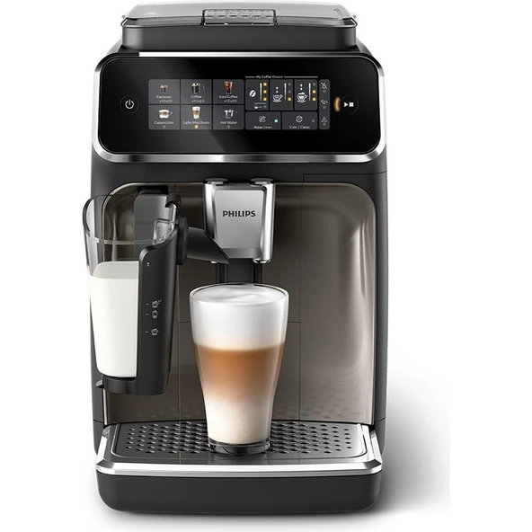 Philips 3300 Serisi LatteGo Tam Otomatik Espresso Makinesi, AquaClean Filtre, 6 İçecek, SilentBrew, EP3347/90 ürün görseli 1