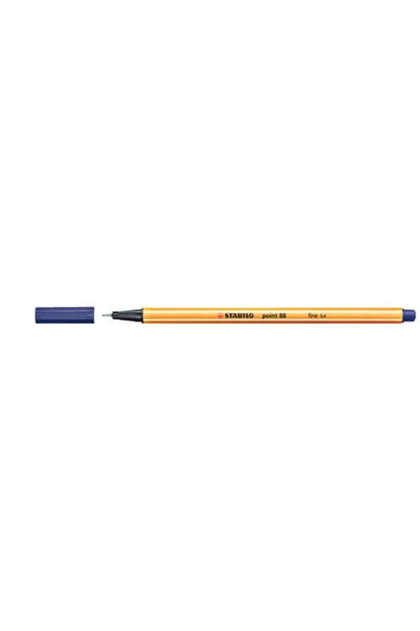 Stabilo Keçe Uçlu İnce Kalem 88 Point 0.4 MM Gece Mavisi 88/22 (10 Lu Paket) ürün görseli 1