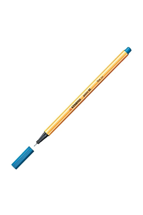 Stabilo Keçe Uçlu İnce Kalem 88 Point 0.4 MM Mavi 88/32 (10 Lu Paket) ürün görseli 1