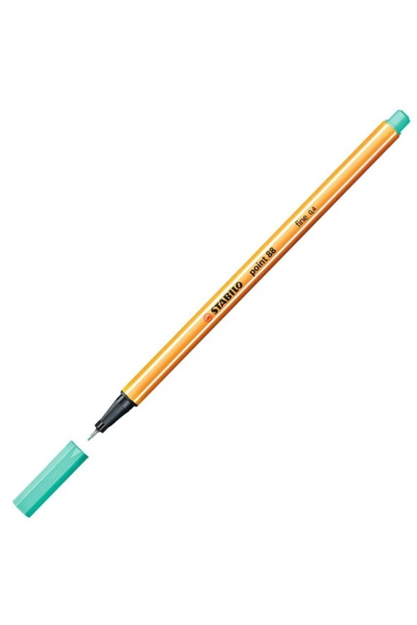 Stabilo Keçe Uçlu İnce Kalem 88 Point 0.4 MM Buz Yeşili 88/13 (10 Lu Paket) ürün görseli 1
