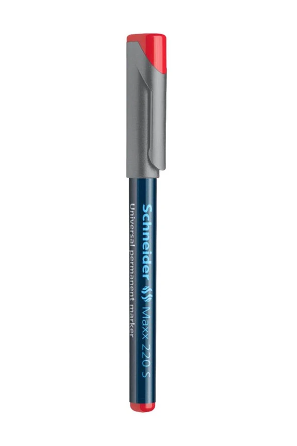 Schneider Asetat Kalemi Permanent 220 S Seri 0.4 MM Kırmızı (10 Lu Paket) ürün görseli 1