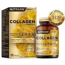 Nutraxin Collagen Complex Tip 1-2-3-5-10 3120 mg 90 Tablet ürün görseli 1