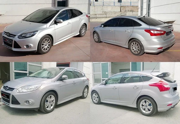 Ford Focus Uyumlu Mk3 20112014 Hatchback/S - Yan Marşpiyel Sport Model ürün görseli 1