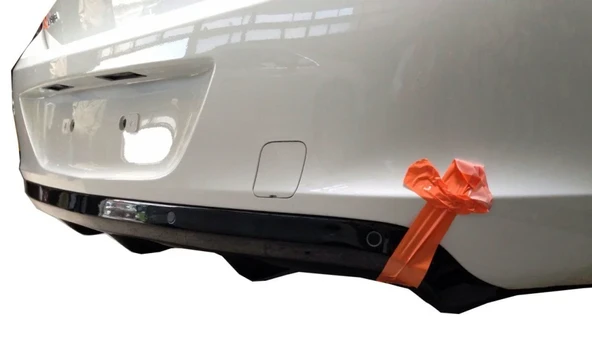Opel Astra Uyumlu J Sedan 2013 Sonrası Arka Tampon Eki - Difüzör (Plastik) ürün görseli 1