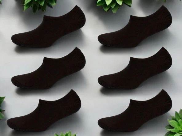 6 ÇİFT KADIN BAMBU SNEAKERS ÇORAP - Resim 2