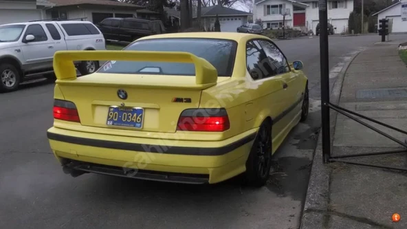 Bmw E36 Uyumlu Çift Kat Spoiler (Fiber) ürün görseli 1