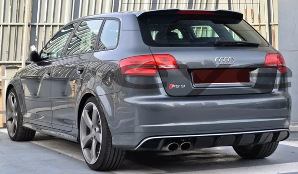 Audi A3 Uyumlu Hatchback 45632 Spoiler (Plastik) ürün görseli 1