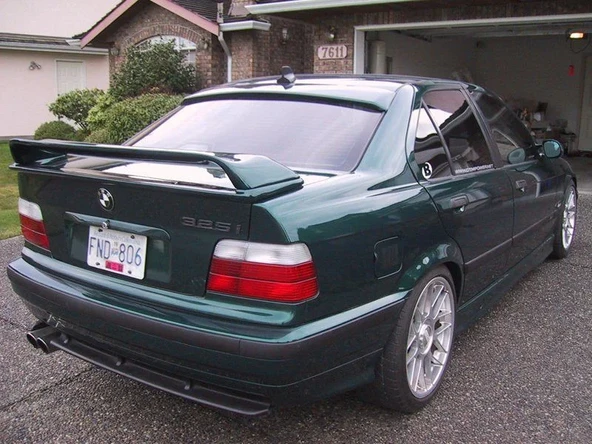 Bmw E36 Uyumlu Tek Kat Spoiler(Fiber) ürün görseli 1
