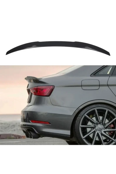 AUDI A3 Sedan Spoiler Fiber 2014 ve Sonrası ürün görseli 1