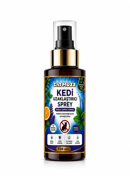 Catmozz Bitkisel İçerikli Kedi Uzaklaştırma &Tırmalama Önleyici Sprey 150 ml ürün görseli 1