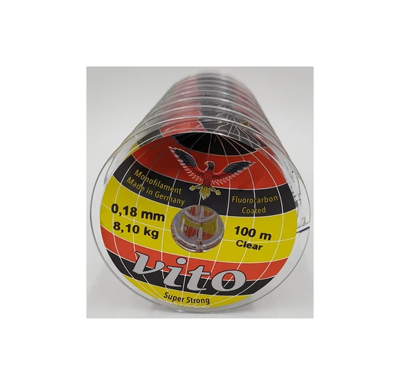 Vito Süper Strong Fluorocarbon Coated Olta Misinası 100mt ürün görseli 1