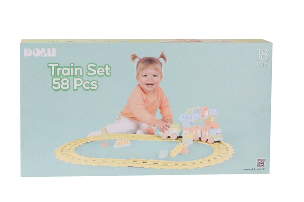 5221 OYUNCAK TREN SET 58 PARÇA ürün görseli 1