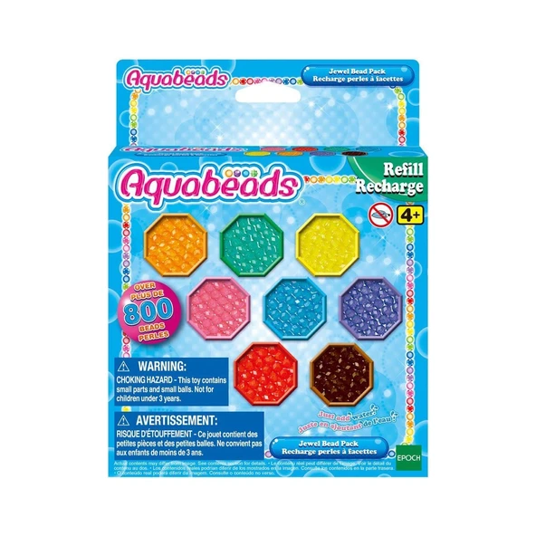 31520 Epoch AquaBeads Kristal Boncuk Paketi - Yedek Paket, 800 parça +4 yaş ürün görseli 1