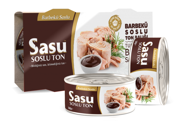 Sasu Barbekü Soslu Ton Balığı 2x160G Bütün Dilim ürün görseli 1