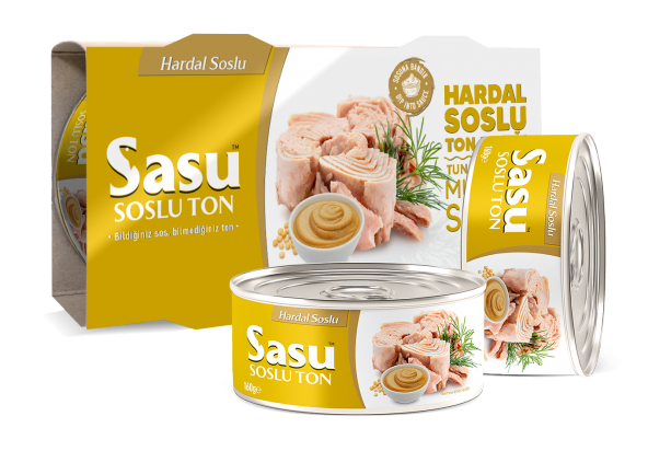 Sasu Hardal Soslu Ton Balığı 2x160G İri Parça ürün görseli 1