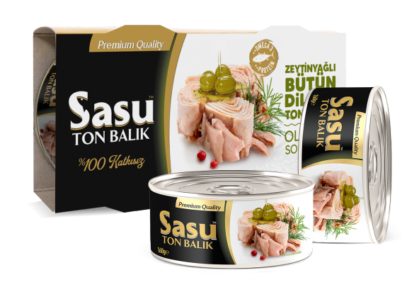 Sasu Zeytinyağlı Ton Balığı 2x160 G Bütün Dilim ürün görseli 1