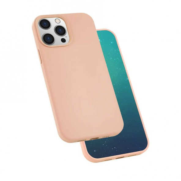 iPhone 13 Pro Max Kılıf Silksafe Wireless Kadife İç Yüzey Silikon ürün görseli 1