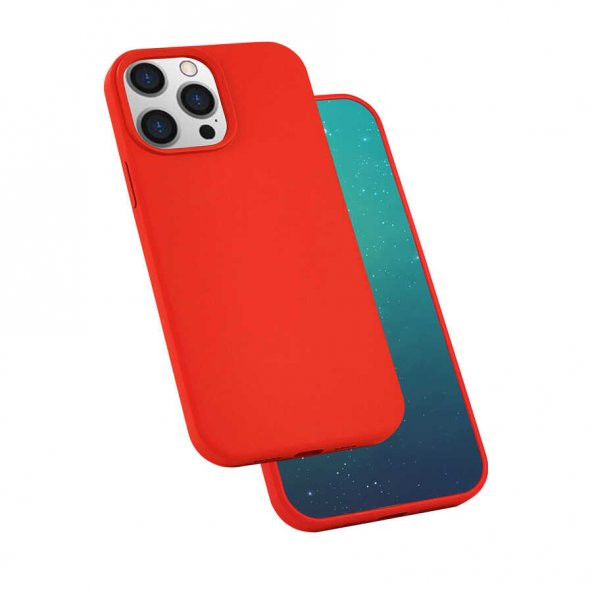 iPhone 13 Pro Kılıf Silksafe Wireless Kadife İç Yüzey Silikon ürün görseli 1