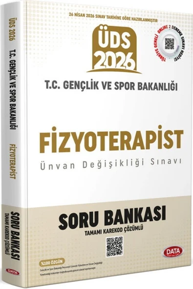 Data Yayınları 2026 ÜDS Gençlik ve Spor Bakanlığı Fizyoterapist Soru Bankası ürün görseli 1