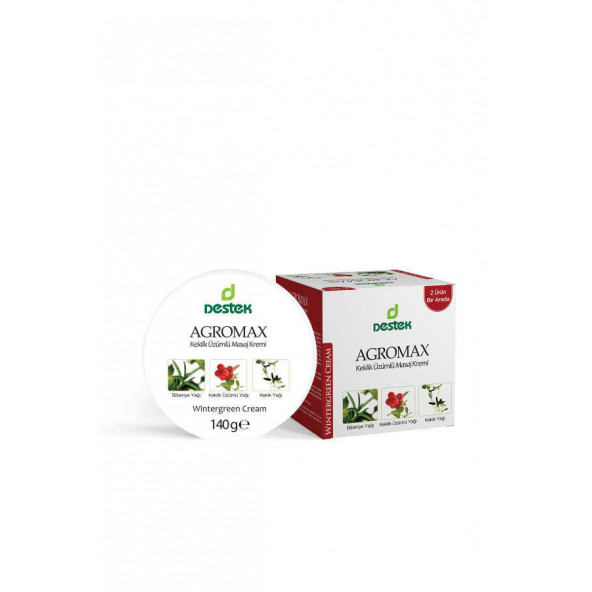 Destek Agromax Keklil Üzümlü Masaj Kremi(2'si 1 arada) 185 g ürün görseli 1