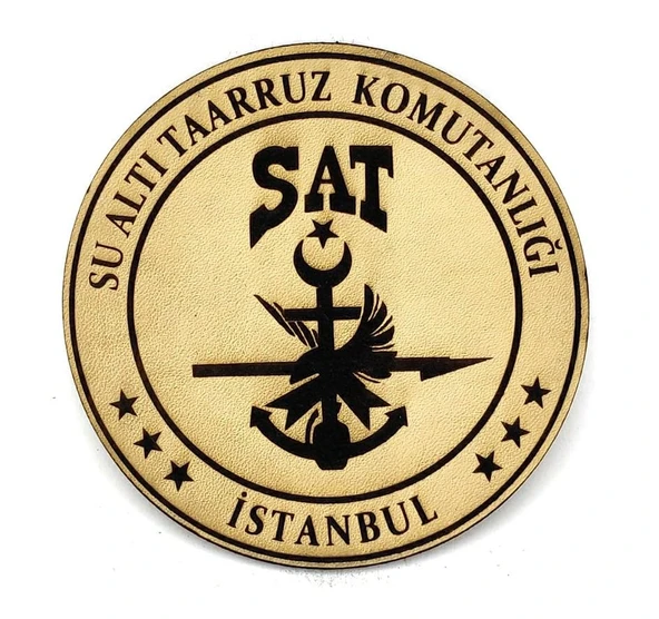 SAT (Su Altı Taarruz) Deri PEÇ- Arma - Patch ürün görseli 1